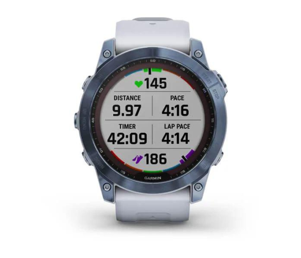 Garmin SMARTWATCH GARMIN Fenix 7X Sapphire Solar Jasnoniebieski Tyt - 1467060 - zdjęcie 9